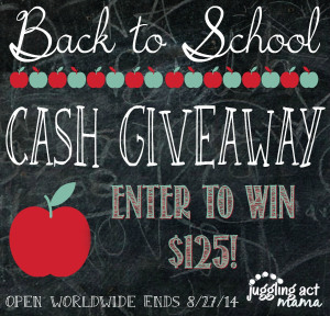 enter to win back to school cash giveaway