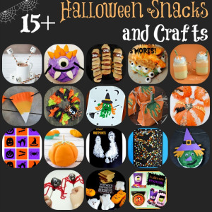 Halloween Snacks and Crafts roundup by Krafts and Kiddos